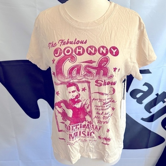 DAYDREAMER Johnny Cash Outlaw Tee Sand Size Small - Picture 5 of 11